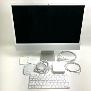 t) Apple Apple iMac 24inch настольный A2438 G12R3J/A серебряный CPU MI/MacOS/16GB/SSD 1GB/24 дюймовый б/у * коробка / др. иметь рабочее состояние подтверждено 