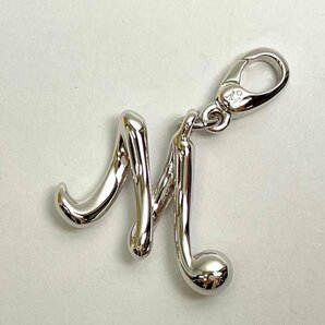 t)ミキモト MIKIMOTO イニシャルチャーム 「M」 ネックレスチャーム ブランドアクセサリー 中古 ※箱/保存袋有り ゆうパケット300円の画像5