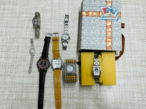 中古品　腕時計　まとめ売り　SEIKO　FURLA　ミッキーマウス　など　7点　3972