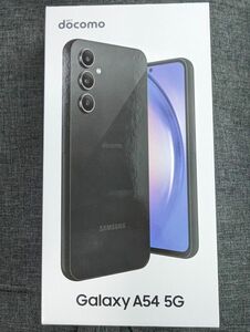 新品未開封　Samsung GALAXY A54 SC-54D ブラック