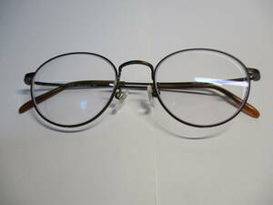 パリミキ メガネの三城 Authentic eyewear チタン 眼鏡 ルティーナレンズ 丸眼鏡 フレーム