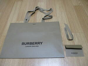 新品 BURBERRY LONDON バーバリー 空袋 ショッパー リボン付き
