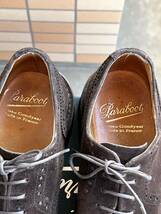 【Paraboot】 スウェード フルブローグシューズ （サイズ:uk 7.5F 26.5cm相当） 2004s OLD / チャーチ クロケット ミカエル　シャンボード_画像6