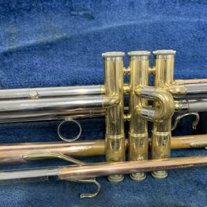 管楽器 トランペット ヤマハ YAMAHA YTR-634 ケース付全長約48cm マウスピース無し 現状品ハードケース 吹奏楽 カ15の画像3