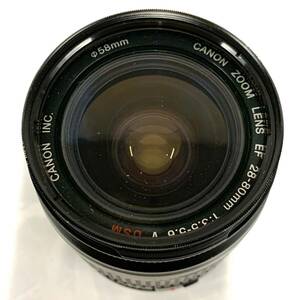 動作ok キャノン Canon EF 28-80mm 1:3.5-5.6V USM　レンズ現状品 カg
