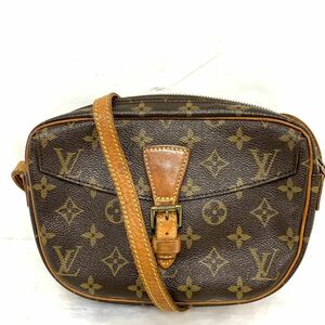 訳あり ルイ ヴィトン LOUIS VUITTON ジュヌフィーユ M51227 ショルダーバッグブラウン 系 モノグラム斜め掛け レディース カ4