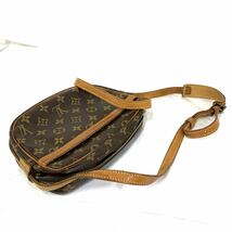 訳あり ルイ ヴィトン LOUIS VUITTON ジュヌフィーユ M51227 ショルダーバッグブラウン 系 モノグラム斜め掛け レディース カ4_画像5