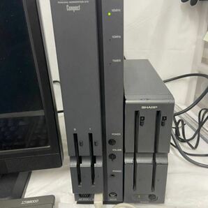 SHARP X68000 Compact CZ-674C X68000XVI CZ-6FD5 増設用5インチフロッピーディスクユニット キーボード マウス 箱付 オーバーホール済 15の画像2