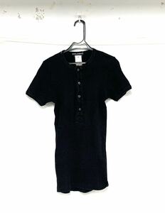 ドルチェ&ガッバーナ 長袖シャツ S-A1 半袖 Tシャツ トップス ブラック カットソー DOLCE&GABBANAドルガバ服現状品 着用感あり色変色カ4