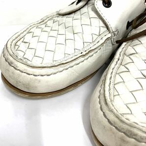 ボッテガヴェネタ BOTTEGA VENETA イントレチャート シューズ 靴 39 現状品 カ4の画像2