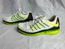 ♪ナイキ製シューズ エアマックス ランニング ジョギング 運動靴 スニーカー 698902-107 28.5cm◆NIKE AIR MAX 2015 White Volt 送料無料！_画像1