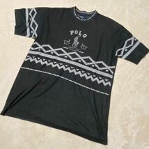 大きいサイズ　ポロ　 半袖 Tシャツ　 カットソー　トップス　黒　XL BLACK Polo Reg Patent office_画像1