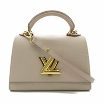 LOUIS VUITTON ルイ・ヴィトン ショルダーバッグ ツイスト・ワンハンドルPM ショルダーバッグ ピンク系 トリヨンレザー 中古 レディース_画像1