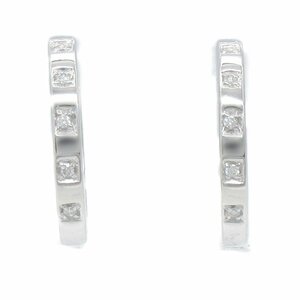  Star Jewelry diver diamond earrings brand off STAR JEWELRY K18WG( white gold ) earrings 750WG used lady's 