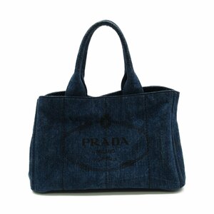 プラダ カナパトート ブランドオフ PRADA デニム トートバッグ デニム 中古 レディース