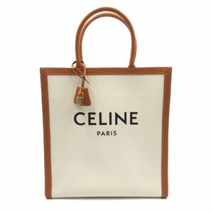 セリーヌ バーティカルカバ ブランドオフ CELINE キャンバス トートバッグ キャンバ/レザー 中古 メンズ レディース