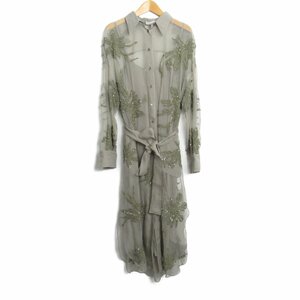  Brunello Cucinelli coat One-piece brand off Brunello Cucinelli silk One-piece silk used lady's 