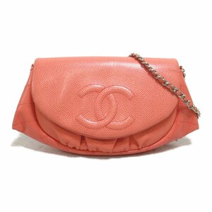 シャネル チェーンウォレット ブランドオフ CHANEL キャビアスキン(グレインドカーフ) ショルダーバッグ キャビア 中古 レディース