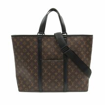 ルイ・ヴィトン ウィークエンド・トートGM ブランドオフ LOUIS VUITTON トートバッグ モノグラム・マカサー 中古 メンズ_画像1