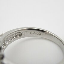 ジュエリー ダイヤ リング ブランドオフ JEWELRY Pt900プラチナ リング・指輪 PT900 中古 レディース_画像4