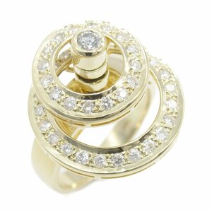 ジュエリー ダイヤモンド リング ブランドオフ JEWELRY K18（イエローゴールド） リング・指輪 750YG 中古 レディース