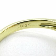 ジュエリー パール ダイヤモンド リング ブランドオフ JEWELRY K18（イエローゴールド） リング・指輪 K18 中古 レディース_画像5