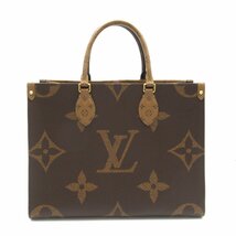 ルイ・ヴィトン オンザゴーMM ブランドオフ LOUIS VUITTON トートバッグ モノグラム・ジャイアント・リバース 中古 レディース_画像2