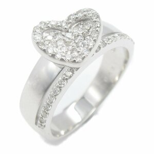  Ponte Vecchio diamond ring brand off Ponte Vecchio K18WG( white gold ) ring * ring K18WG used lady's 