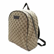 グッチ リュックサック ブランドオフ GUCCI GGキャンバス リュックサック バックパック キャンバス 中古 レディース_画像3