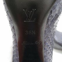 ルイ・ヴィトン パンプス ブランドオフ LOUIS VUITTON パンプス パイソン 中古 レディース_画像6