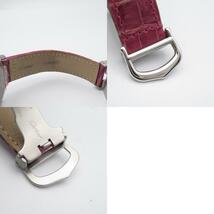 カルティエ パシャC ブランドオフ CARTIER ステンレススチール 腕時計 SS/クロコ革 中古 メンズ レディース_画像10