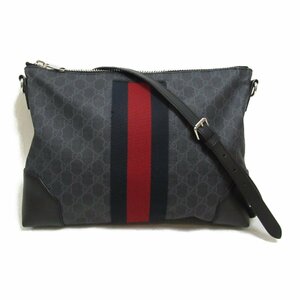 グッチ ショルダーバッグ ブランドオフ GUCCI GGキャンバス ショルダーバッグ コーティングキャンバス/レザー 中古 レディース