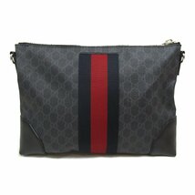 グッチ ショルダーバッグ ブランドオフ GUCCI GGキャンバス ショルダーバッグ コーティングキャンバス/レザー 中古 レディース_画像2