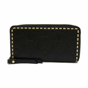 ルイ・ヴィトン ジッピー・ウォレット ブランドオフ LOUIS VUITTON ラウンド長財布 モノグラム・アンプラント レザー 中古 レディース