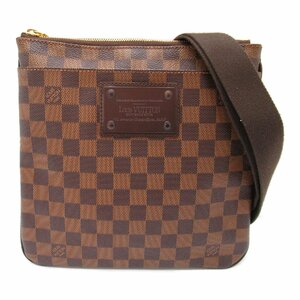 ルイ・ヴィトン ポシェット プラット ブルックリン ブランドオフ LOUIS VUITTON ショルダーバッグ ダミエ 中古 レディース