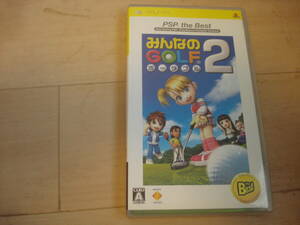 K★PSP みんなのGOLF ポータブル2 ★送料180円