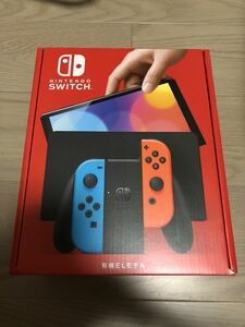 新品未開封！★任天堂 Nintendo Switch 本体（有機ELモデル）Joy-Con(L) ネオンブルー/(R) ネオンレッド ★送料安！