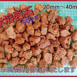 赤溶岩石900ｇ（20mm～40mm）