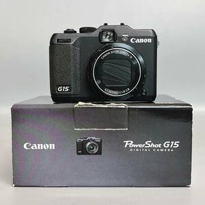 キャノン PowerShot G15 パワーショットコンパクトデジタルカメラ ブラック 箱付き