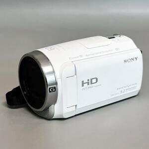 ソニー HDR-CX675 ハンディカム デジタルビデオカメラ バッテリー付き ホワイト