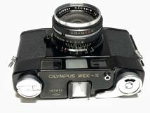 希少なブラック オリンパス OLYMPUS WIDE-S H.ZUIKO-W 3.5cm F2_画像9