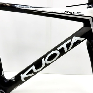 KUOTA クオータ KEBEL ケベル ロードバイク用フレーム 年式不明 カーボン サイズ不明 C-T525mm ブラックの画像2