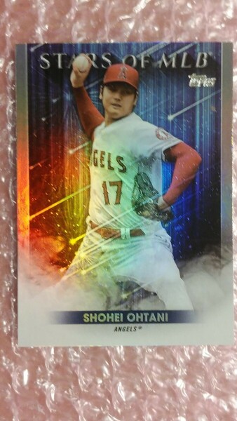 送料込即決 2022 Topps Stars of MLB SMLB-33 Shohei Ohtani 大谷翔平 レインボーフォイル/ホロカード 史上初2度目満票MVP ドジャース移籍