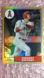 送料込即決 2022 Topps Chrome 1987 Topps Baseball #87BC-2 Shohei Ohtani 大谷翔平 レインボーフォイル ロサンゼルスドジャース　