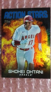 送料込即決 600枚限定 2023 Topps Update Series Action Stars Blue AS-4 Shohei Ohtani 大谷翔平 レインボーフォイル/ホロカード ブルー