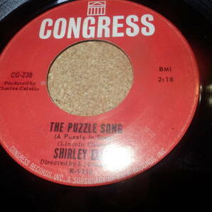 EPシングル盤2枚;SHIRLEY ELLIS「The Puzzle Song」「The Name Game/The Nitty Gritty」の画像2