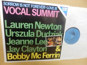 LP輸入盤;VOCAL SUMMIT/Live at New Jazz Meeting Baden-Baden,B.McFrrrin,L.Newton,...