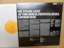 LP輸入盤;GIL EVANS LIVE AT THE ROYAL FESTIVAL HALL LONDON 1978_画像2