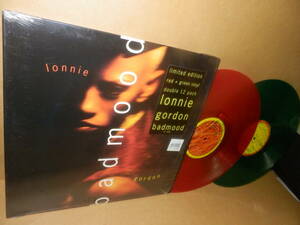 12インチLP2枚組;lonnie gordon/badmood ＜limited edition, red＋green vinyl double 12 pack＞