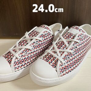 【24.0cm】コンバース レディース スニーカー クップ ウーブン オックス ロー CONVERSE シューズ